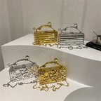 Women's Fashion Acrylic Chain Crossbody Shoulder Bag Purse