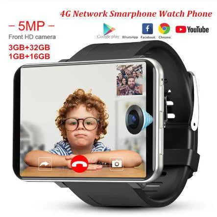 2.86 Inch Screen 4G Android OS Smartwatch Phone DM100