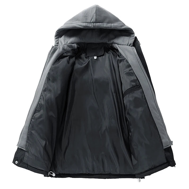 Men's Thick Warm Hooded Winter Parka Coat