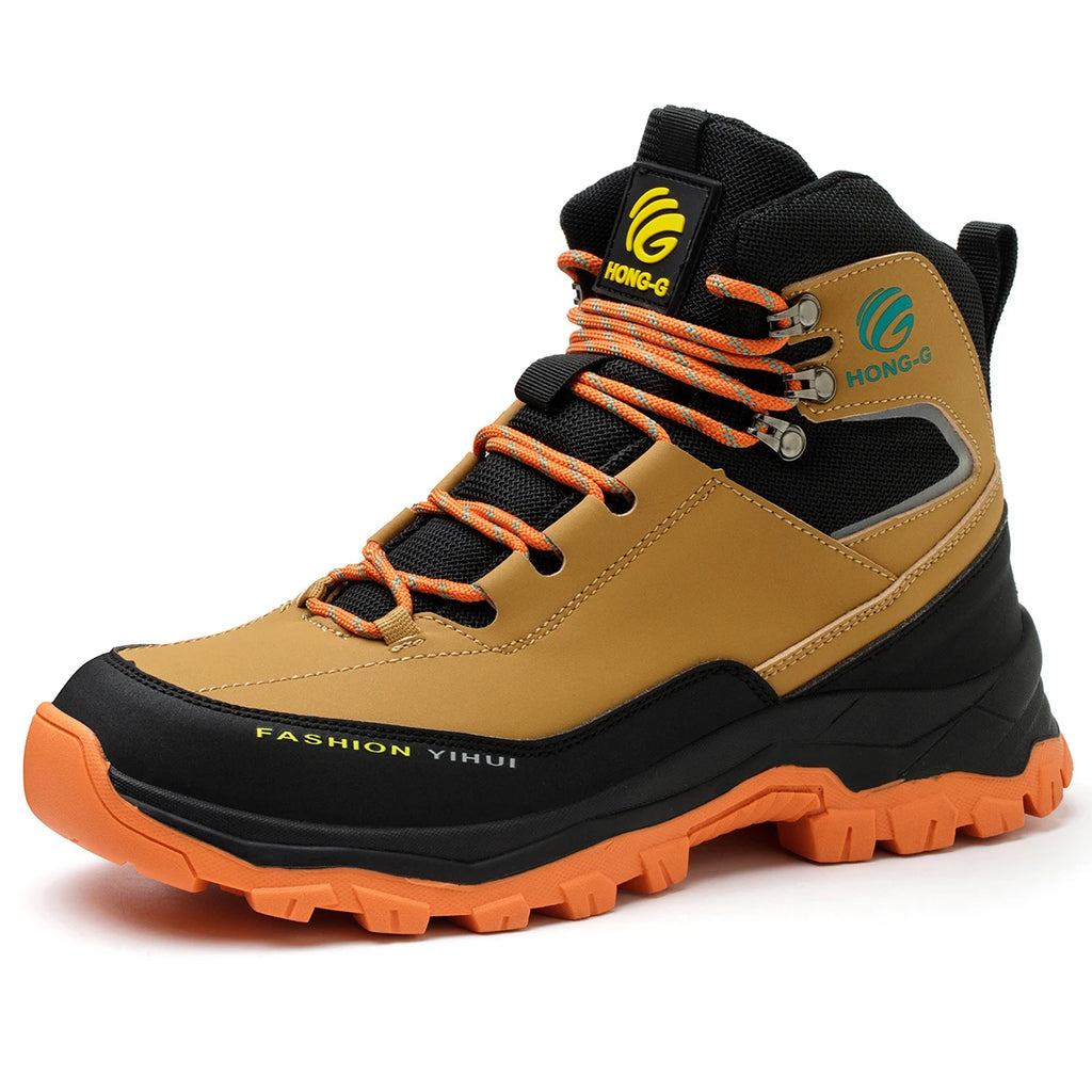 Men's Breathable Steel Toe Anti-Puncture Work Boots