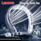 Portable Bladeless Hanging Neck Fan with LED Digital Display 2027