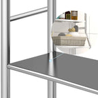Freestanding Over The Toilet Storage Shelf with Paper Holder