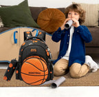 Boys' Fashionable School Backpack 3-Piece Bag Set