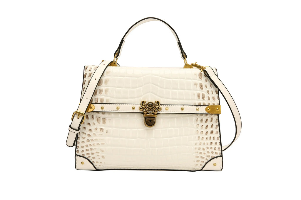 Women's Solid PU Leather Shoulder Crossbody Bag