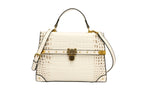 Women's Solid PU Leather Shoulder Crossbody Bag