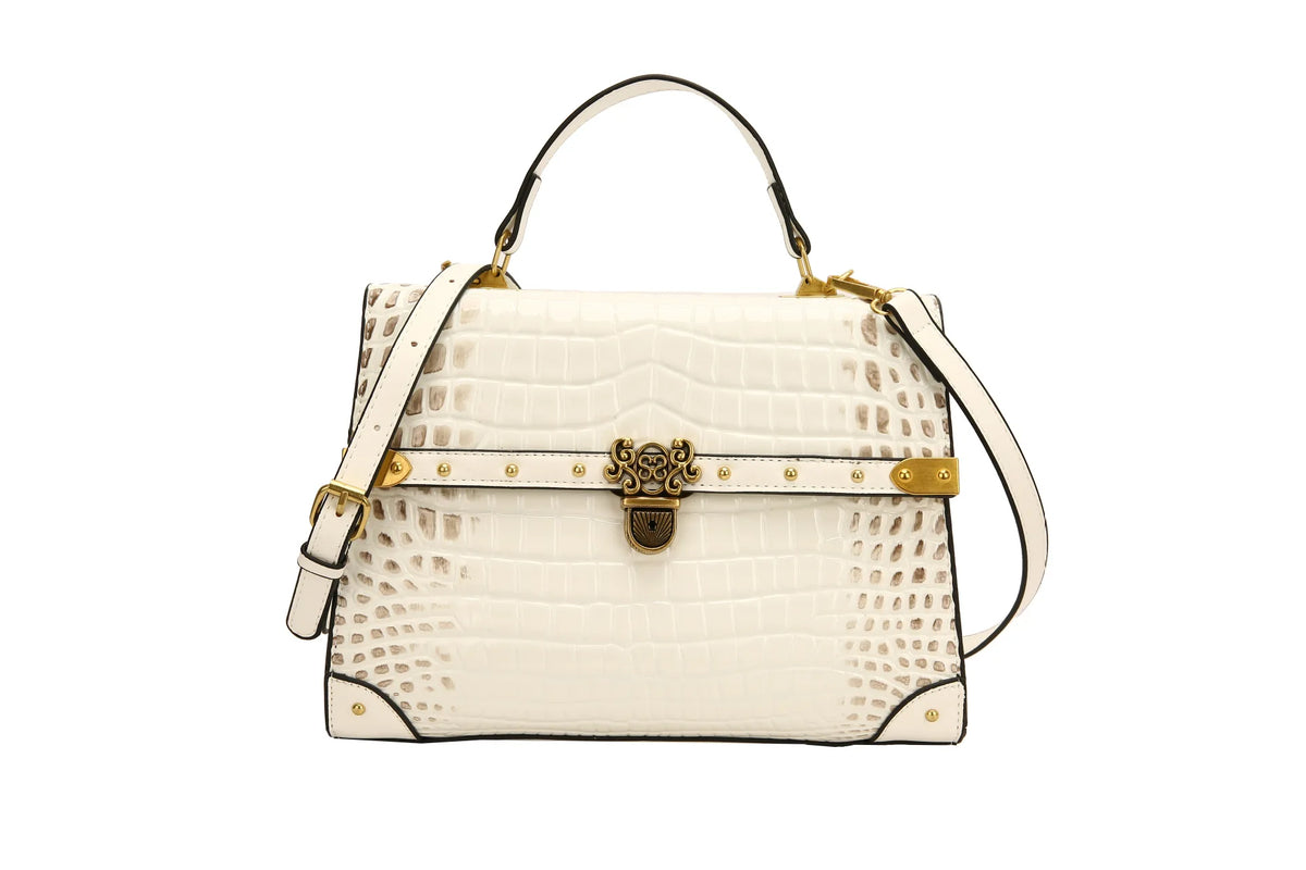 Women's Solid PU Leather Shoulder Crossbody Bag