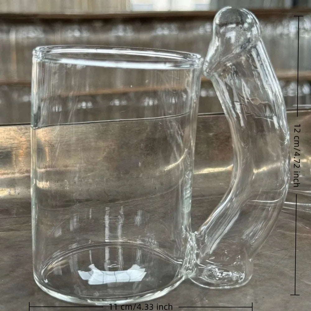 Novelty D-Cup Shaped Glass and Thick Cocktail Beverage Mug