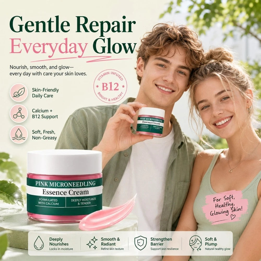 Unisex Gentle Hydrating & Soothing Pink Facial Care Cream