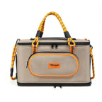 Water-Resistant Foldable Outdoor Pet Carrier Bag Breathable Tote for Cats and Small Dogs