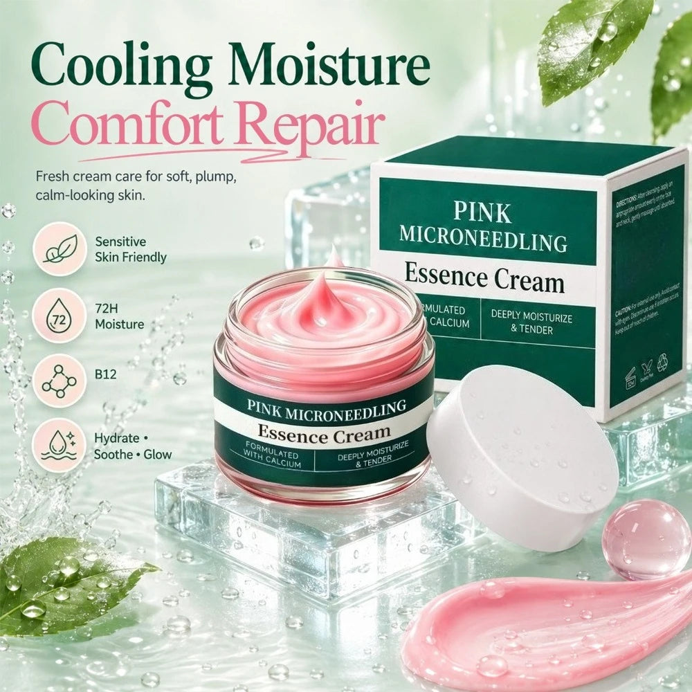 Unisex Gentle Hydrating & Soothing Pink Facial Care Cream