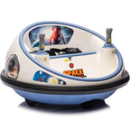 Kids' Electric Ride On Bumper Car with Remote Control and LED Lights