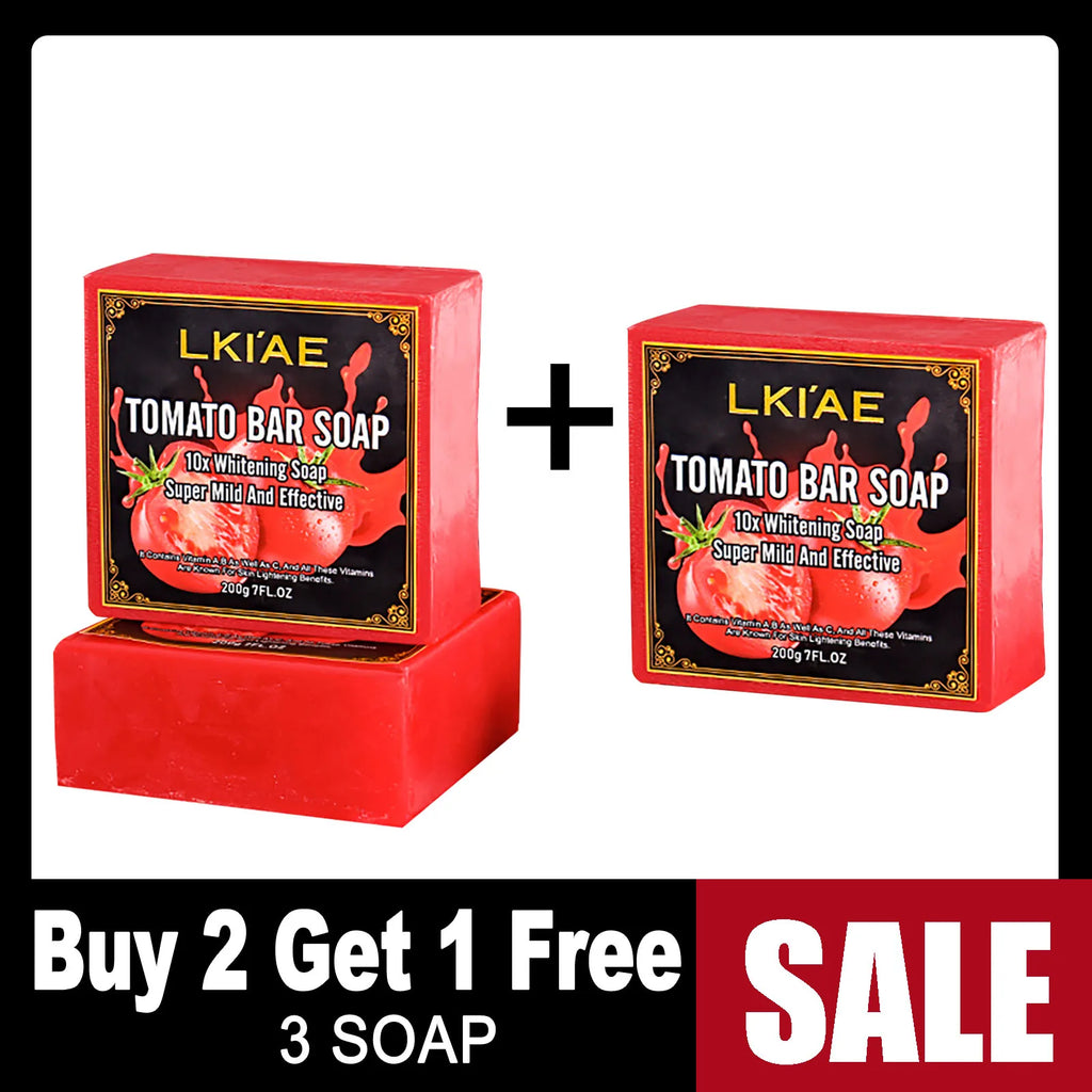 AILKE Tomato Whitening Soap 7 oz for Face and Body