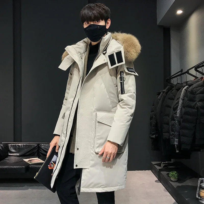 Men's Thick Warm Hooded Winter Parka Coat