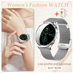 Women's Smart Watch with 1.32" AMOLED Touchscreen and Bluetooth Call