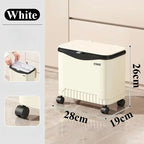 Multifunctional Kitchen Trash Can and Recycling Bin with Wheels