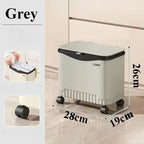 Multifunctional Kitchen Trash Can and Recycling Bin with Wheels