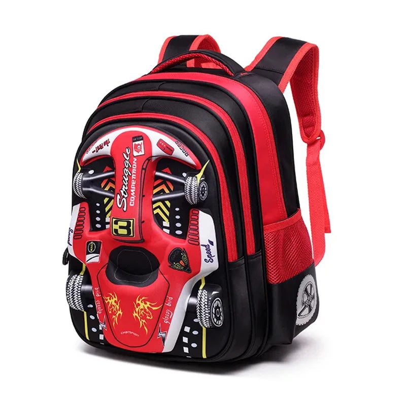 Kids' Waterproof 3D Car Preschool School Backpack
