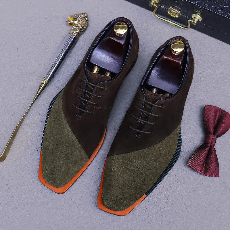 Men's Leather Derby Shoes and Low Top Dress Oxfords
