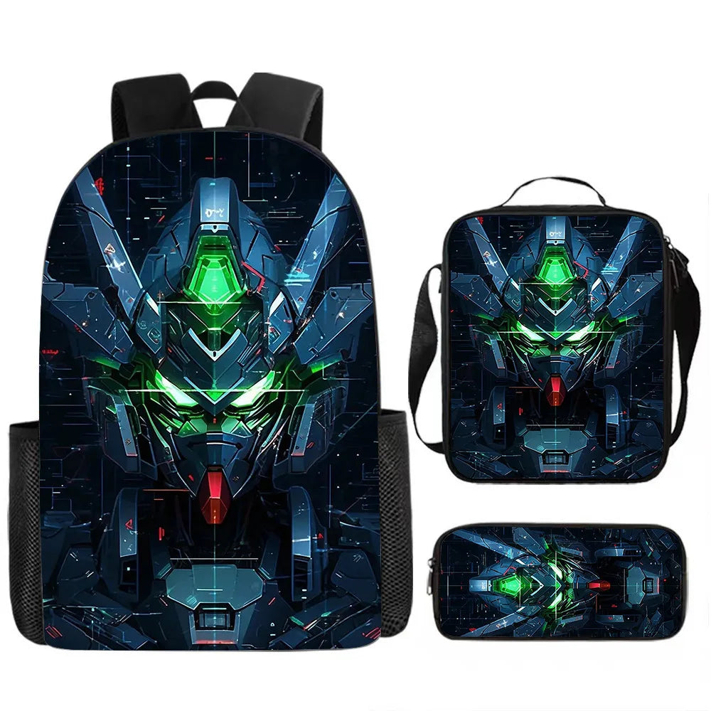 Kids' Fashion Oxford 3D Print School Backpack Set