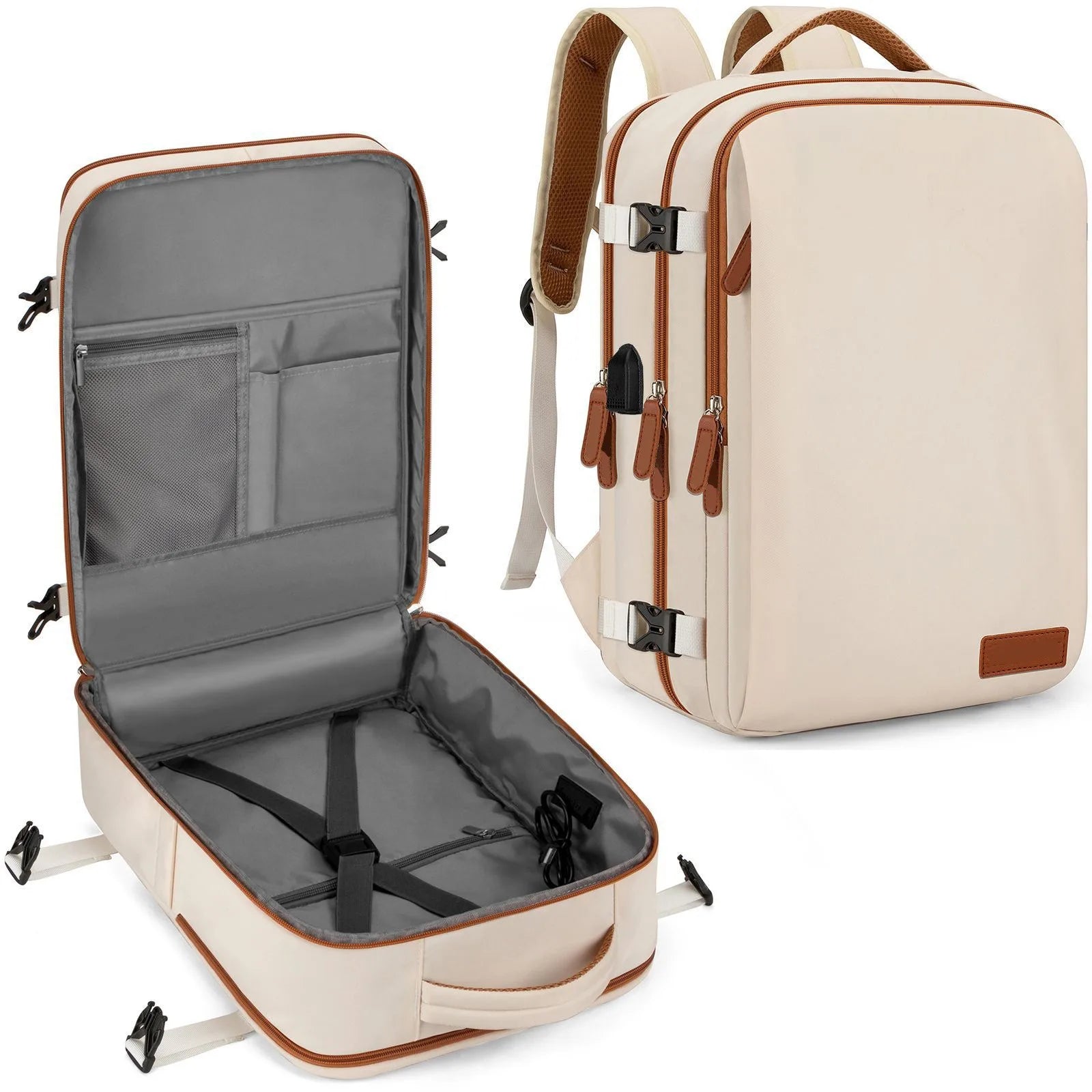 Unisex Waterproof Expandable Travel Laptop Backpack 2268