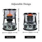 Liftable Kerosene Stove Heater and Outdoor Windproof Camping Cooking Stove
