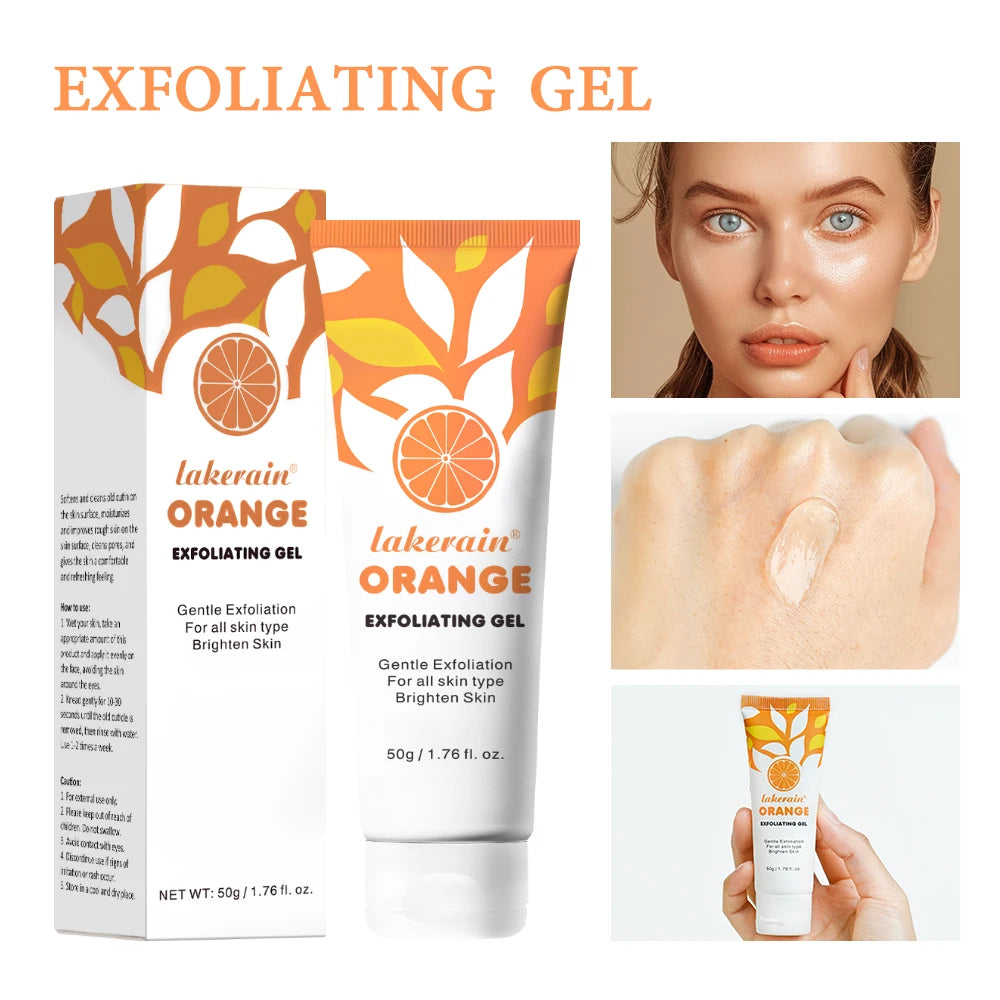 Unisex Brightening Exfoliating Peeling Gel Scrub 1.8 oz