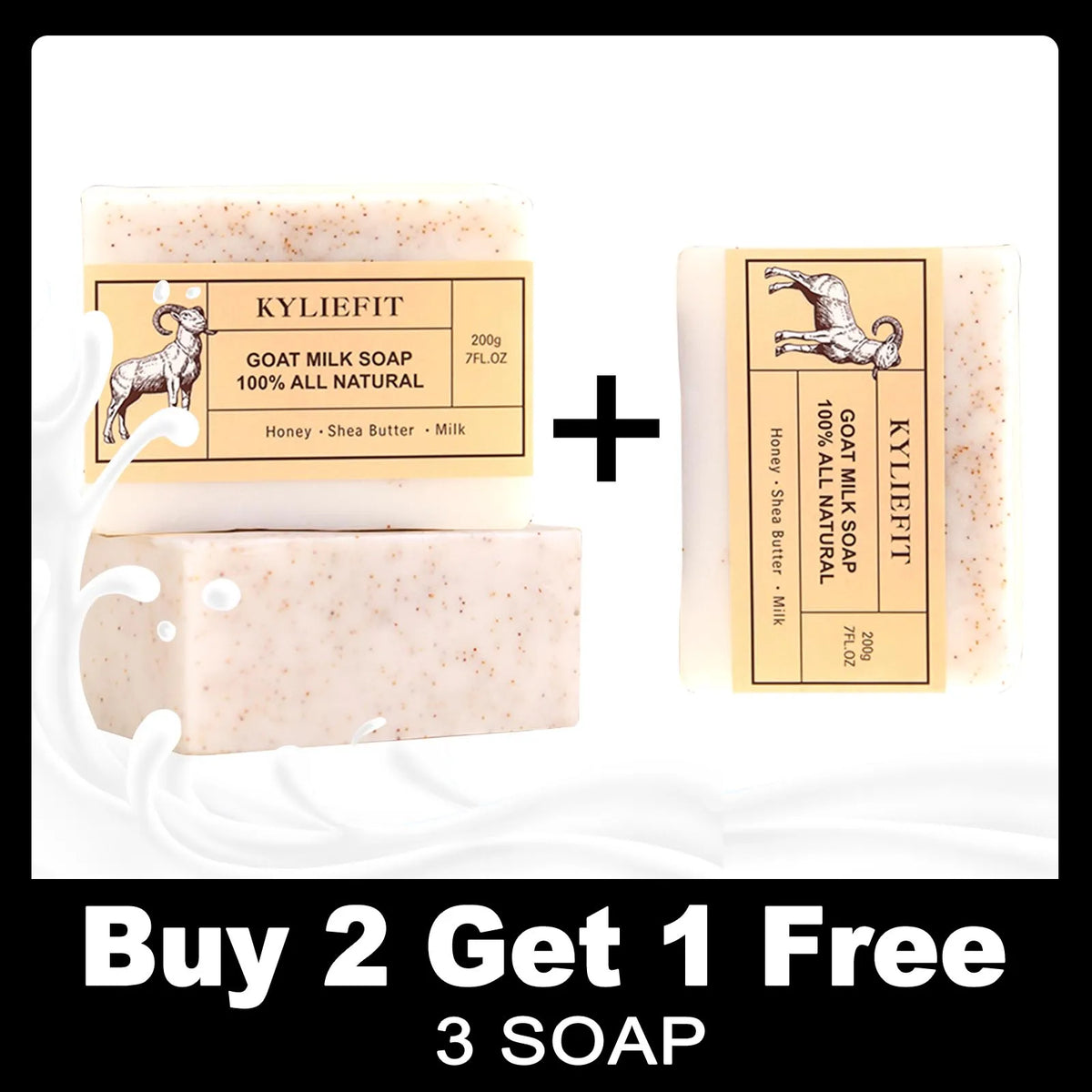 Unisex Organic Goat Milk Nourishing Soap Bar 7.1 oz