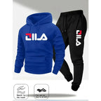 Men's Casual Hoodie and Sweatpants Two Piece Tracksuit Set