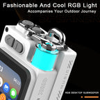 Smart Display Bluetooth 5.4 Portable Speaker with Subwoofer DK08
