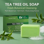 Natural Tea Tree Oil Cleansing Face Body Soap Bar 3.5 oz