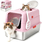 Non Stick Stainless Steel Cat Litter Box