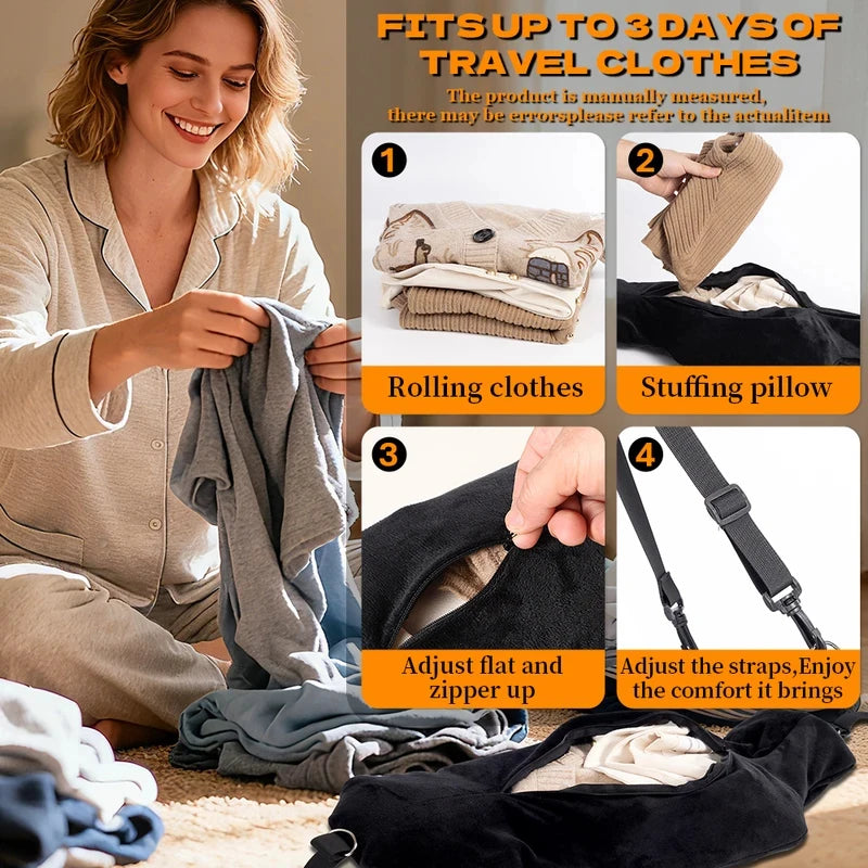 G3424 U-Shaped Travel Neck Pillow Washable Polyester Support
