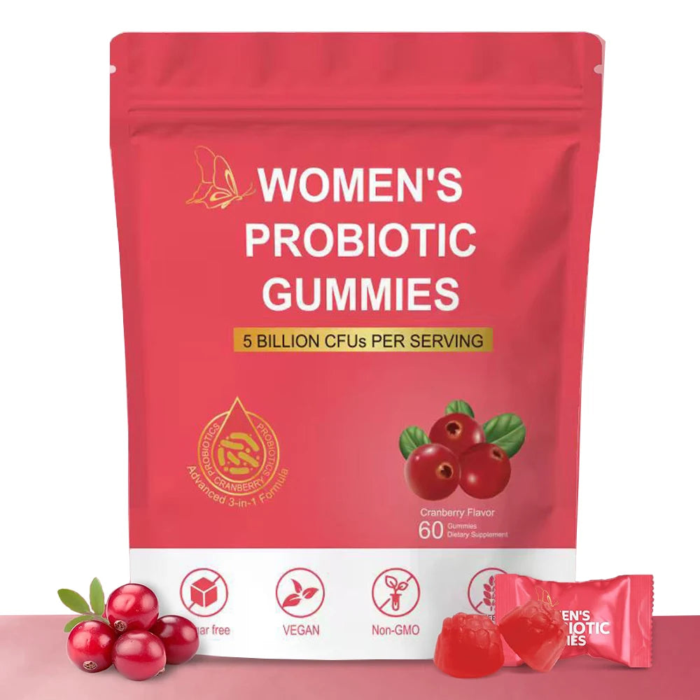 Women Feminine Balance Probiotic Gummies Gut Support