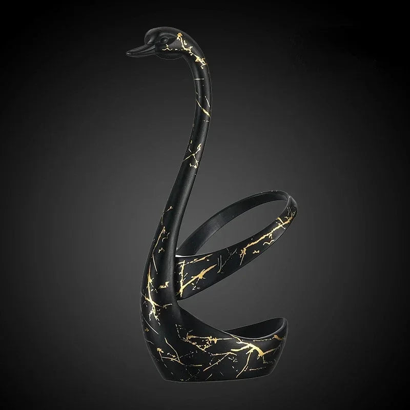 Swan Tableware Holder and Stainless Steel Utensil Stand