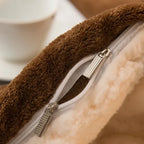 Thick Warm Flannel Quilt and Lamb Fleece Duvet Blanket