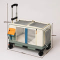 Portable Breathable Universal Wheel Pet Trolley Bag