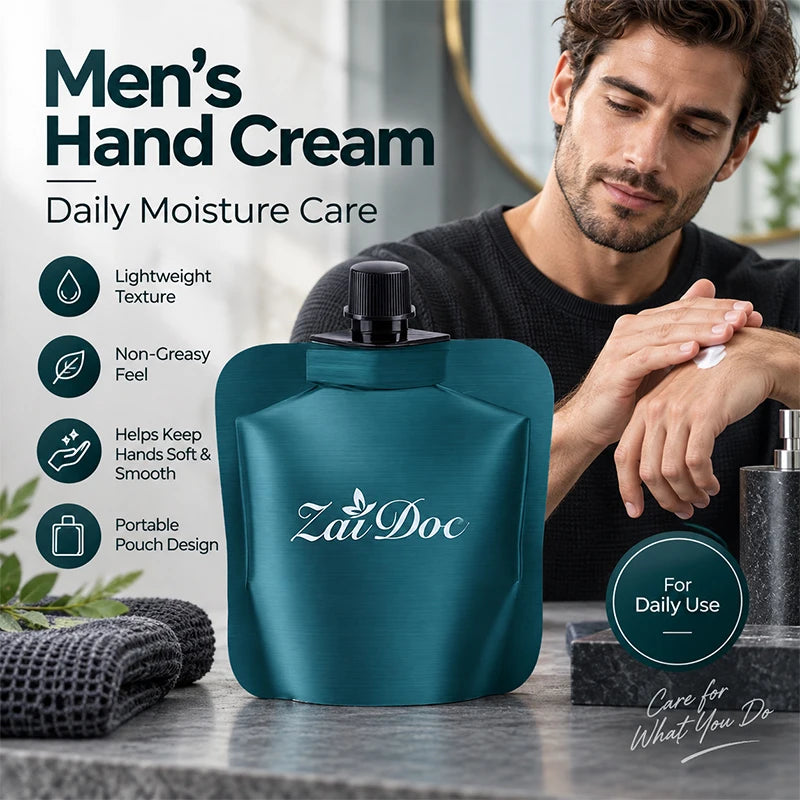 Men's Moisturizing Hand Cream Lotion for Dry Skin 1.1 oz