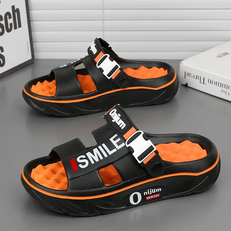 Unisex Soft EVA Massage Slippers Indoor Outdoor Slide Sandals