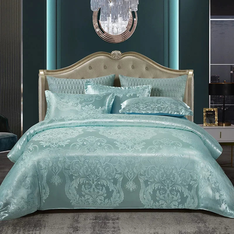 European Luxury Soft Duvet Cover and Bedroom Bedding Set