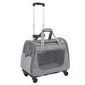 Portable Breathable Detachable Universal Wheel Pet Trolley Bag QS-008-L