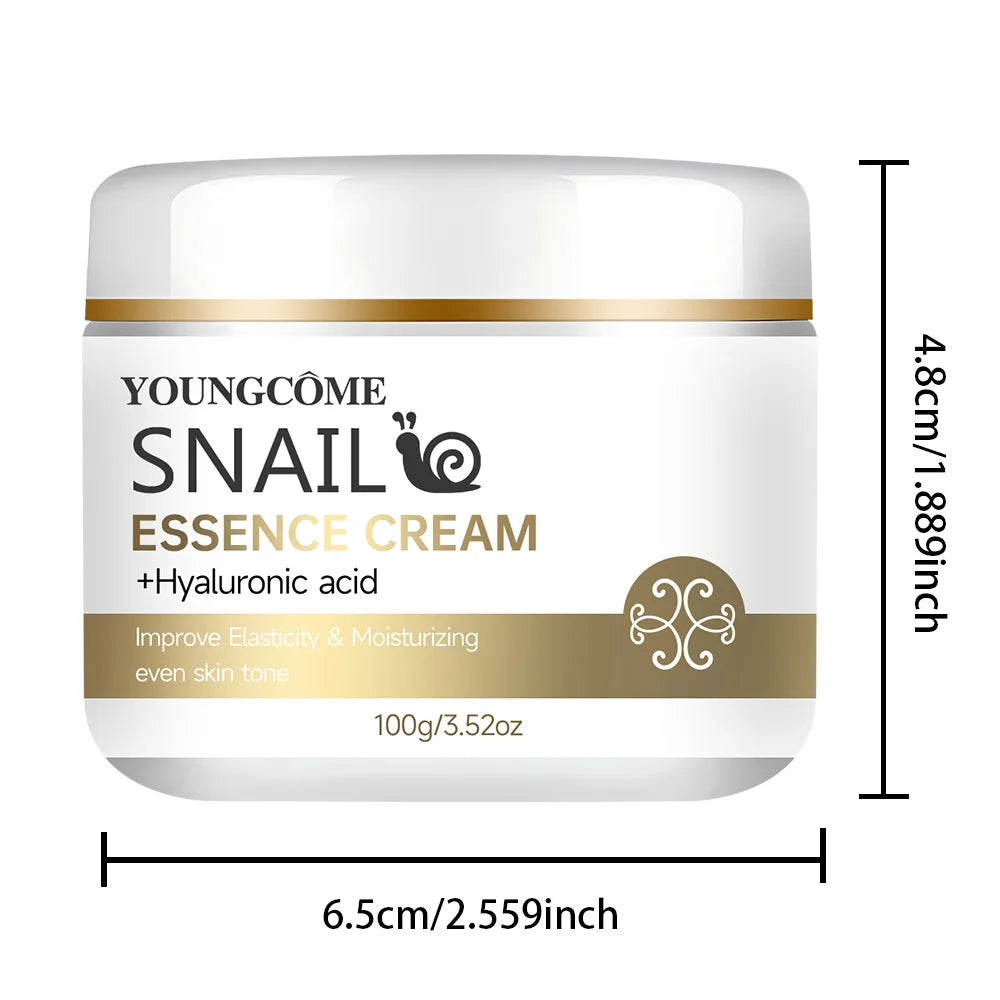 Women's Snail Essence Hyaluronic Acid Moisturizing Face Cream YH0896