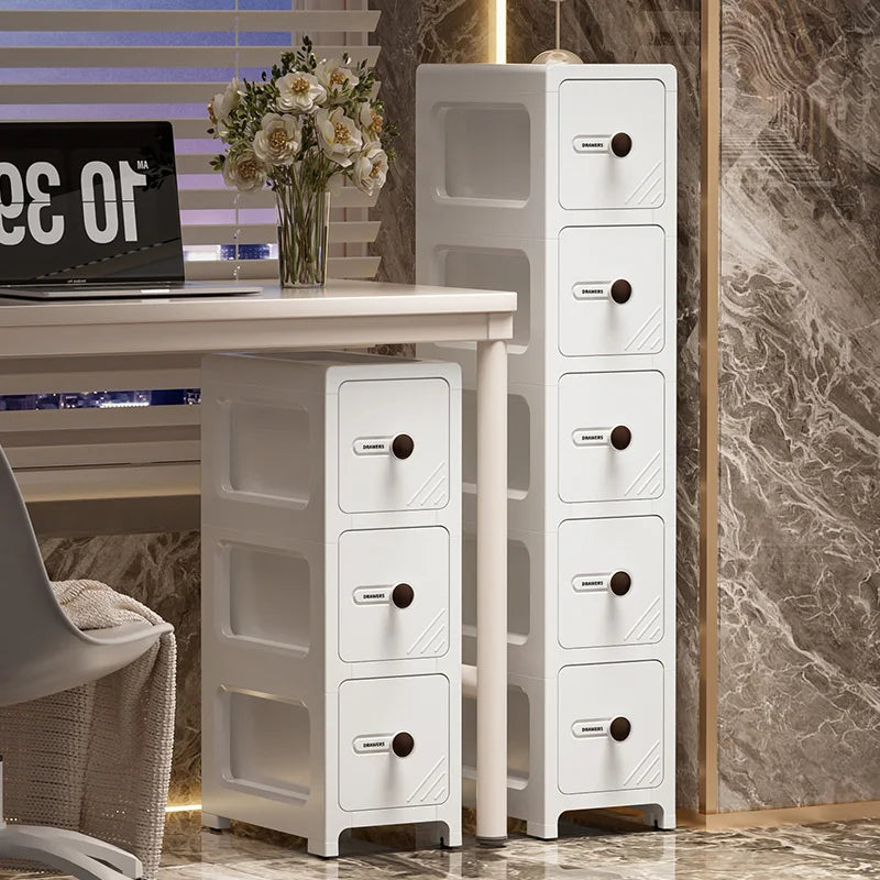 6.7 Inch Ultra Narrow Slit Storage Cabinet with Drawers