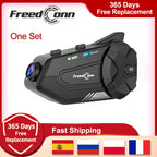 Motorcycle Helmet Bluetooth Intercom and 1080P Dash Cam Headset