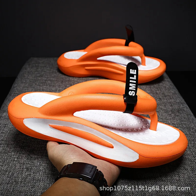 Unisex Platform EVA Slides Non-Slip Indoor Shower Sandals