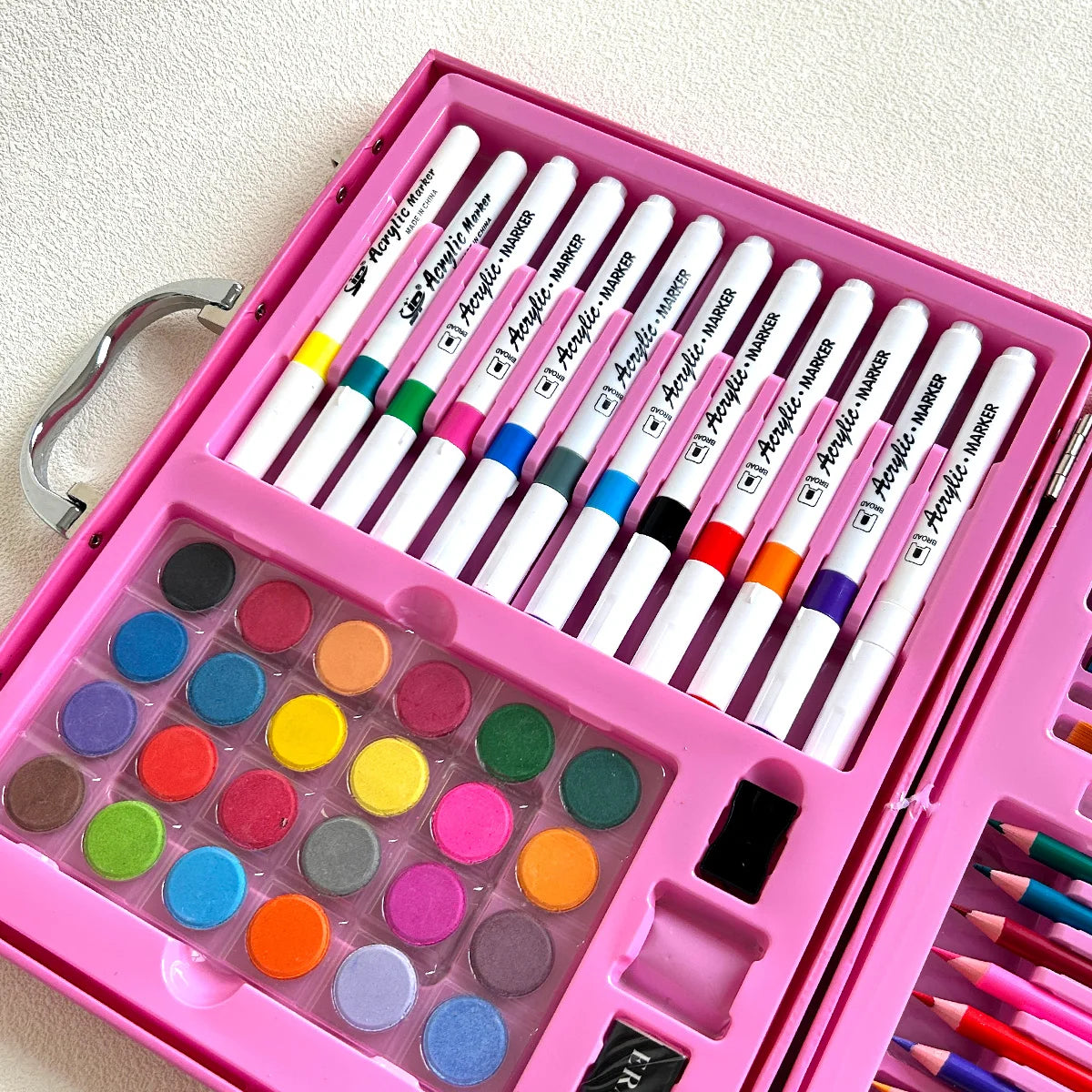 Pink Unicorn 88-Piece Art Painting and Drawing Kit Gift Box Set