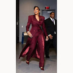 Men's Tailored Two-Piece Blazer and Pants Suit