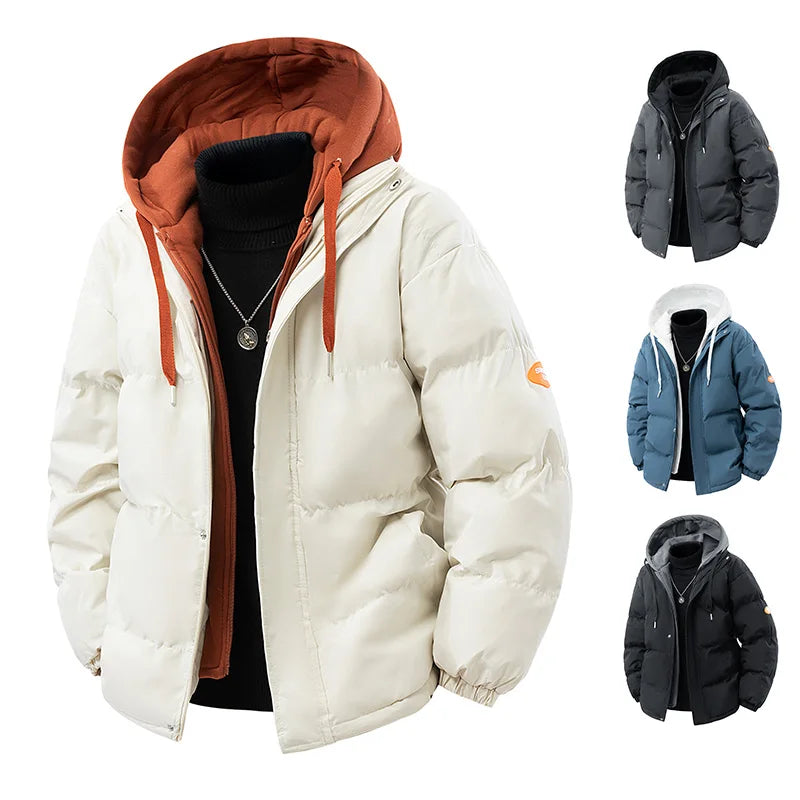 Men's Thick Warm Hooded Winter Parka Coat