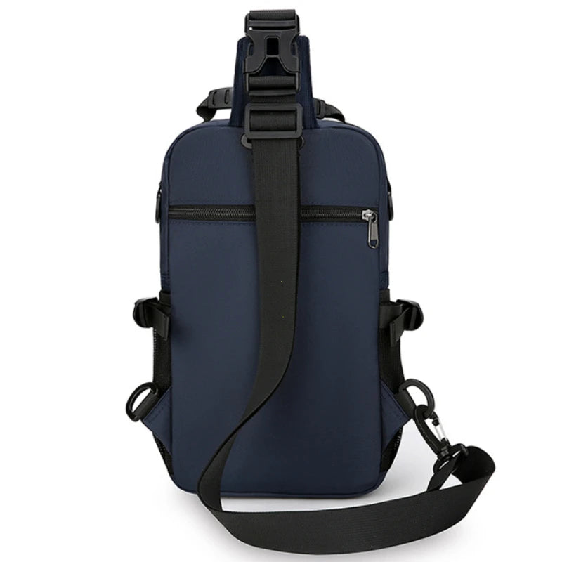 Men's Fashion Oxford Casual Crossbody Chest Bag