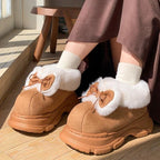 Women's Warm Plush Platform Slipper Boots