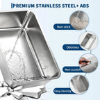 Non Stick Stainless Steel Cat Litter Box